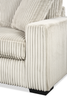 Willow 2-Piece Fabric Sectional with Removable Cushions and Chaise Ottoman – Sand | Sofa sectionnel Willow 2 pièces en tissu avec coussins amovibles et pouf de fauteuil long - sable