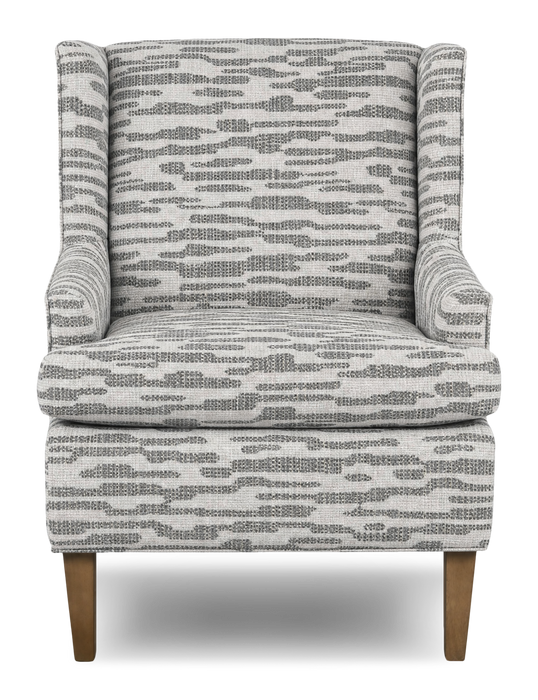 Made in Canada Sofa Lab Customizable Wingback 30\" Fabric Accent Chair – Flint Accent Fabric 