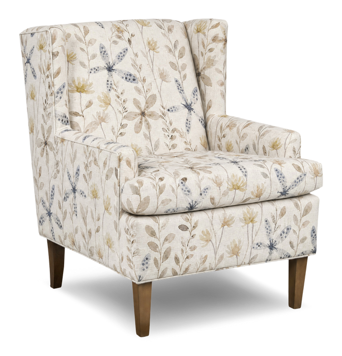 Made in Canada Sofa Lab Customizable Wingback 30\" Fabric Accent Chair – Dust Accent Fabric 