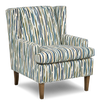 Made in Canada Sofa Lab Customizable Wingback 30\" Fabric Accent Chair – Capri Accent Fabric 