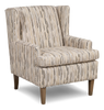 Made in Canada Sofa Lab Customizable Wingback 30" Fabric Accent Chair – Mineral Accent Fabric | Fauteuil d’appoint à oreilles personnalisable de Sofa Lab de 30 po fabriqué au Canada en tissu - tissu décoratif Mineral