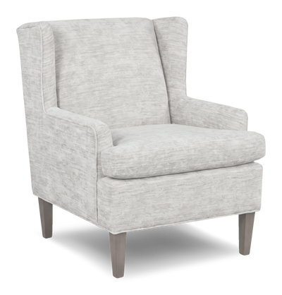 Made in Canada Sofa Lab Customizable Wingback 30" Fabric Accent Chair – Plush Oyster | Fauteuil d’appoint à oreilles personnalisable de Sofa Lab de 30 po fabriqué au Canada en tissu - Plush Oyster