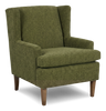 Made in Canada Sofa Lab Customizable Wingback 30" Fabric Accent Chair – Chenille Moss | Fauteuil d’appoint à oreilles personnalisable de Sofa Lab de 30 po fabriqué au Canada en tissu - Chenille Moss