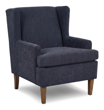 Made in Canada Sofa Lab Customizable Wingback 30" Fabric Accent Chair – Chenille Pacific | Fauteuil d’appoint à oreilles personnalisable de Sofa Lab de 30 po fabriqué au Canada en tissu - Chenille Pacific