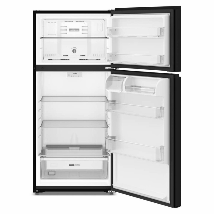 Whirlpool 28\" 14 Cu. Ft. Wide Top Freezer Refrigerator – Black - WRTX3314TB