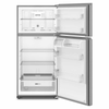 Whirlpool 28" 14 Cu. Ft. Wide Top Freezer Refrigerator – Stainless Steel - WRTX3314TZ | Réfrigérateur Whirlpool large de 14 pi3 et de 28 po à congélateur supérieur - acier inoxydable - WRTX3314TZ