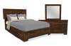 Yorkdale 5pc Bedroom Set with 6-Drawer Storage Bed, Dresser & Mirror, Walnut Brown- Full Size