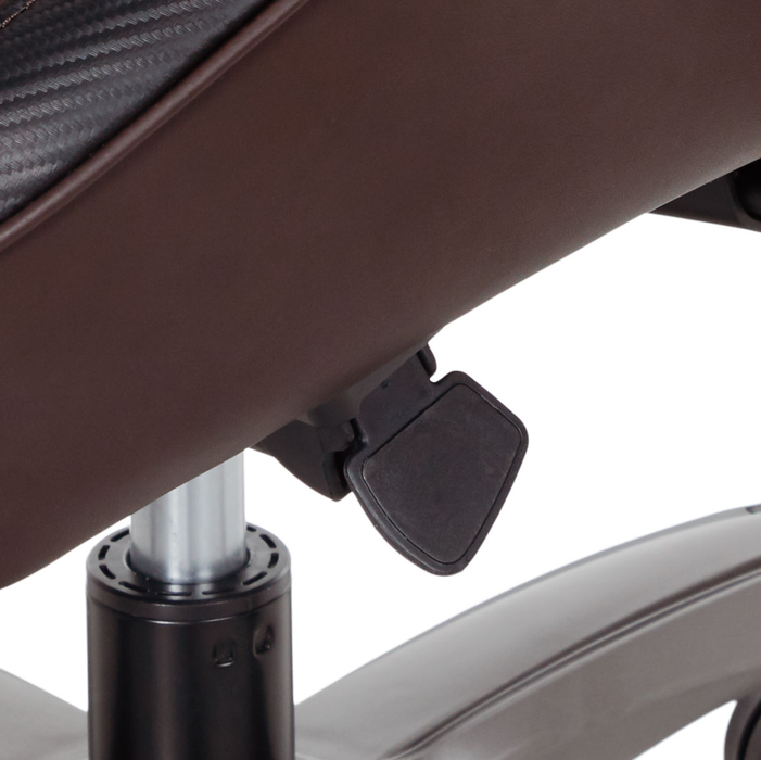 Shaquille O’Neal Home Zephyrus 30.25” High Back Executive Office Chair with AIR Lumbar Support - Brown