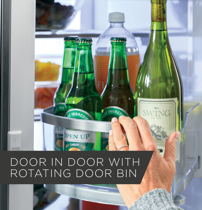 Profile 36\" 22.1 Cu. Ft. French-Door Refrigerator - Stainless - PYD22KYNFS