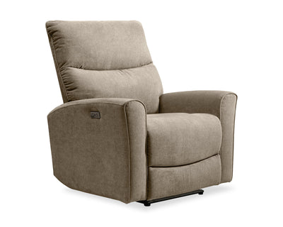 Quest 36.5" Chenille Fabric Power Reclining Chair - Cobblestone | Fauteuil à inclinaison électrique Quest de 36,5 po en tissu de chenille - pavé