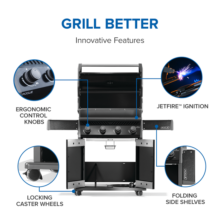 Napoleon 525 48,000-BTU 4-Burner Propane Gas Grill - R525PK-2