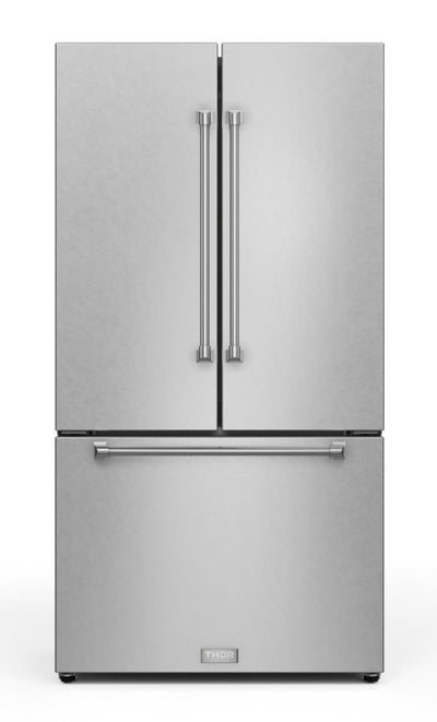 Gordon Ramsay Collection by Thor Kitchen 36" 20.3 Cu. Ft. Counter-Depth French-Door Refrigerator - RF3621CTD99|Réfrigérateur collection Gordon Ramsay de Thor Kitchen de 36 po et de 20,3 pi3 de profondeur comptoir à portes françaises - RF3621CTD99