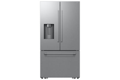 Samsung 35.8” 24 Cu. Ft. 3-Door French Door Refrigerator – Silver - RF70H25GERAA | Réfrigérateur à 3 portes Samsung de 24 pi3 et de 35,8 po à portes françaises - argenté - RF70H25GERAA