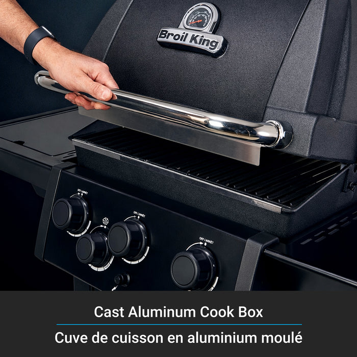 Broil King Royal 340 Shadow 3-Burner 30,000-BTU Propane Gas BBQ - 824164 Grill