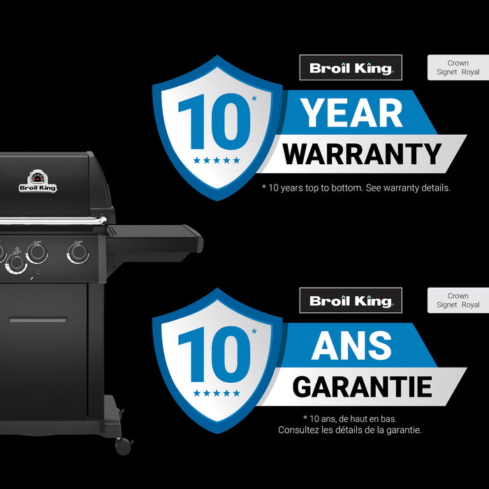 Broil King Royal 340 Shadow 3-Burner 30,000-BTU Propane Gas BBQ - 824164 Grill