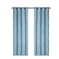 Embroidered Panel Fern Teal 96