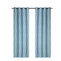 Embroidered Panel Fern Teal 96