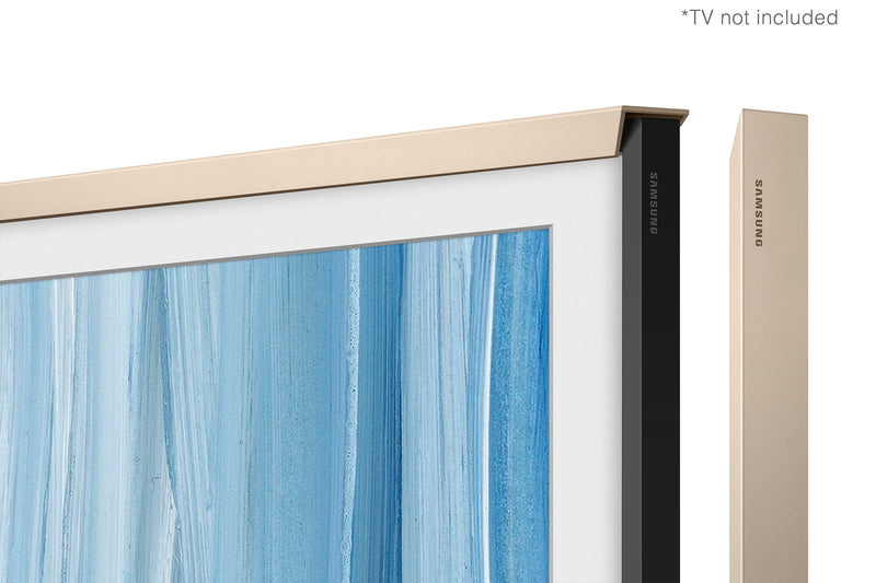 Samsung Customizable Bezel for 85” The Frame Pro TV – Sand Gold