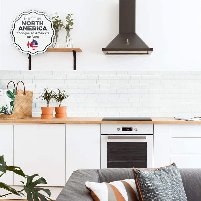 Smart Tiles Peel and Stick 4-Sheet 12 x 9 Backsplash - Metro Campagnola