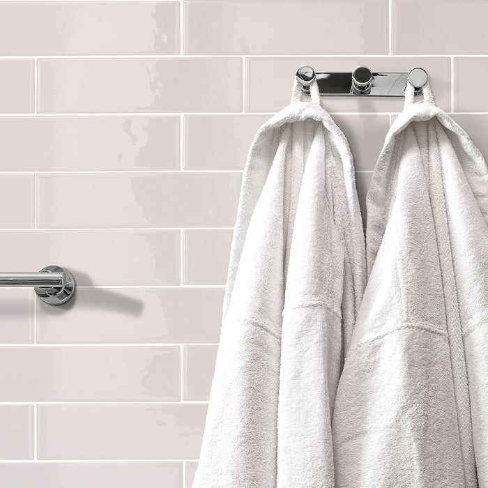 Smart Tiles Peel and Stick 2-Sheet 23 x 11 Backsplash - Oslo Grey