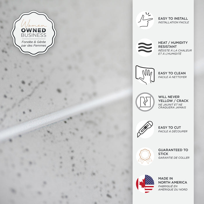 Smart Tiles Peel and Stick 2-Sheet 23 x 12 Backsplash - Norway Alta