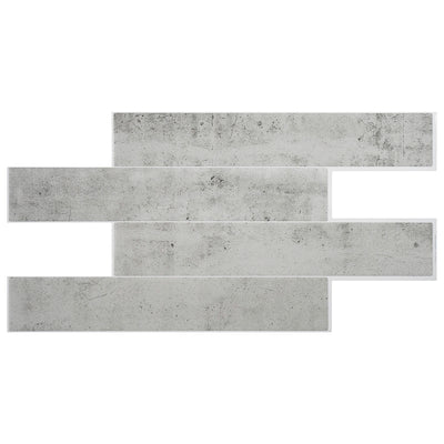 Smart Tiles Peel and Stick 2-Sheet 23 x 12 Backsplash - Norway Alta|Dosseret Smart Tiles peler et coller 23 x 12, 2 feuilles - Norway Alta