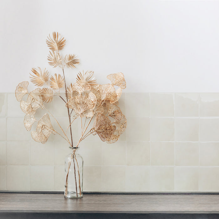 Smart Tiles Peel and Stick 4-Sheet 9 x 9 Backsplash - Zellige Oia