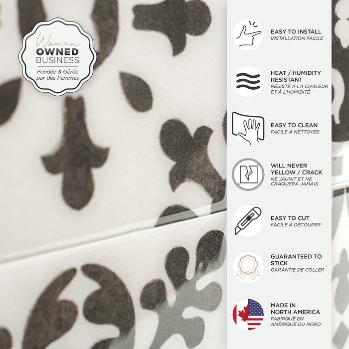 Smart Tiles Peel and Stick 4-Sheet 9 x 9 Backsplash - Vintage Argos