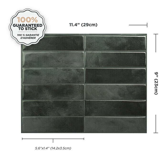 Smart Tiles Peel and Stick 4-Sheet 12 x 9 Backsplash - Morocco Zaida