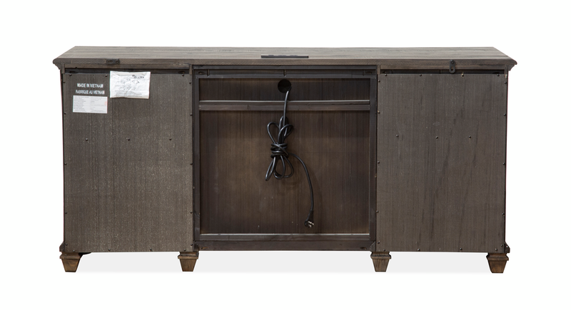 Benhill 66\" Credenza - Weathered Coal