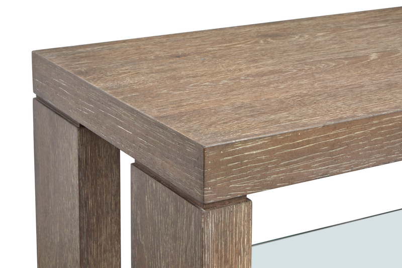 Bukley 64\" Sofa Table with Storage- Spiced Brown