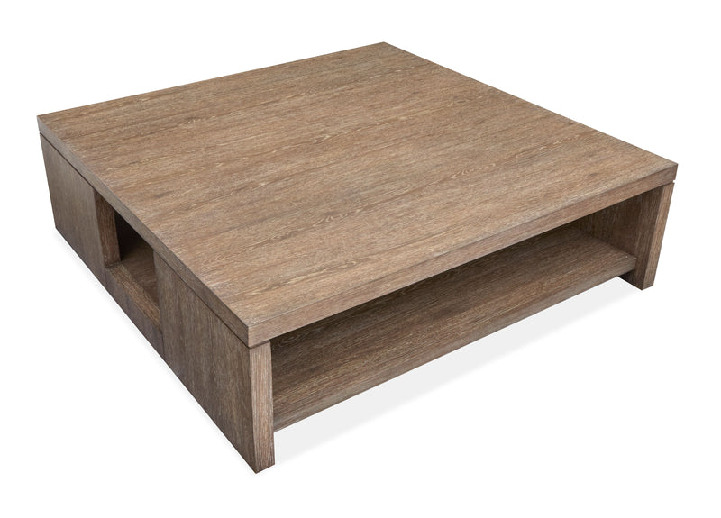 Bukley 54\" Coffee Table with Storage - Spiced Brown