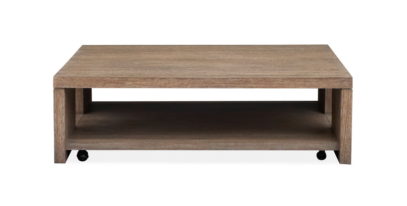 Bukley 54\" Coffee Table with Storage - Spiced Brown