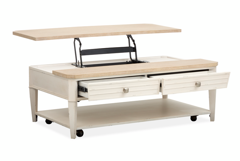 Collins 50\" Lift-Top Coffee Table with Storage - Driftwood
