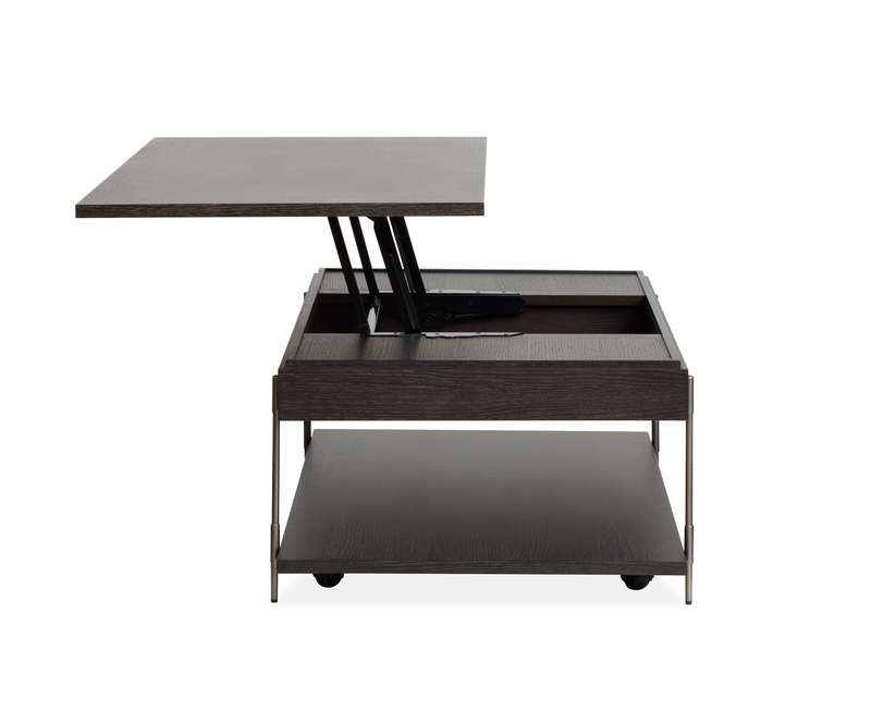Corrall 50\" Lift-Top Coffee Table with Storage - Dark Briarsmoke