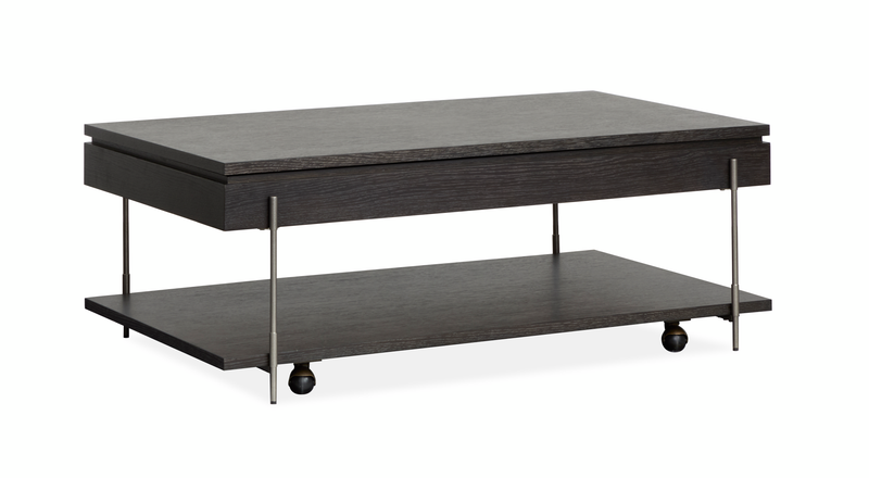 Corrall 50\" Lift-Top Coffee Table with Storage - Dark Briarsmoke