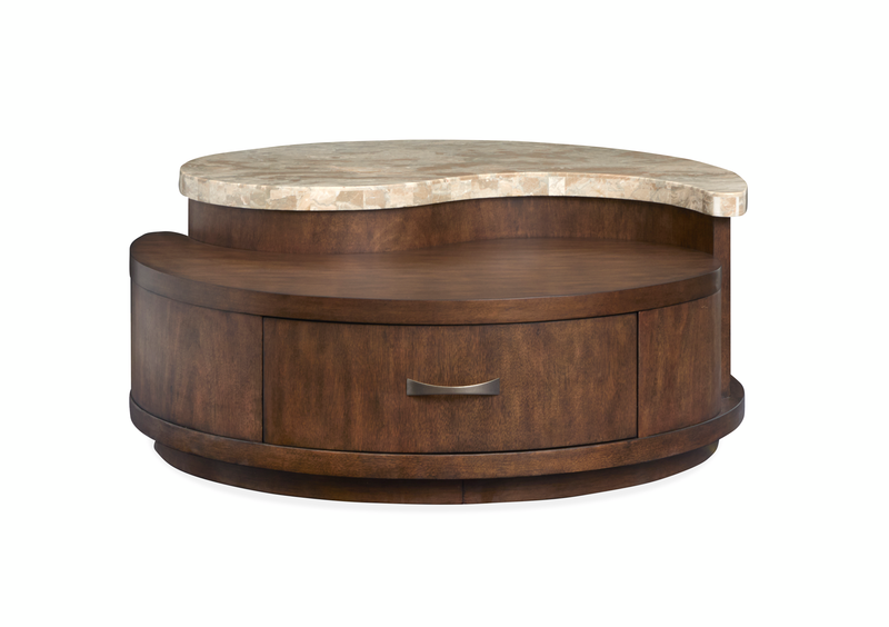 Jenkins 40\" Coffee Table with Storage - Burnt Umber 