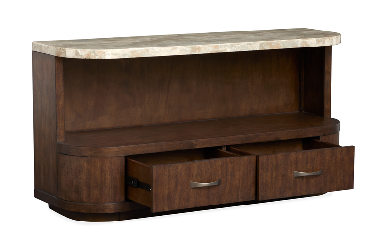 Jenkins 54\" Sofa Table with Storage - Burnt Umber 