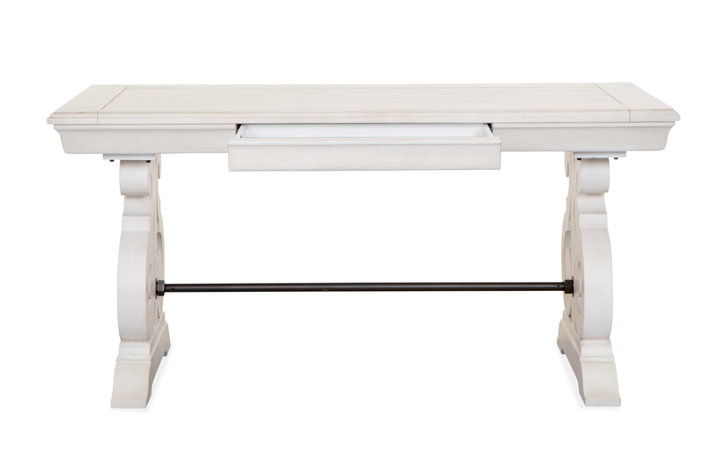 Milson 64\" Desk with Storage - Alabaster