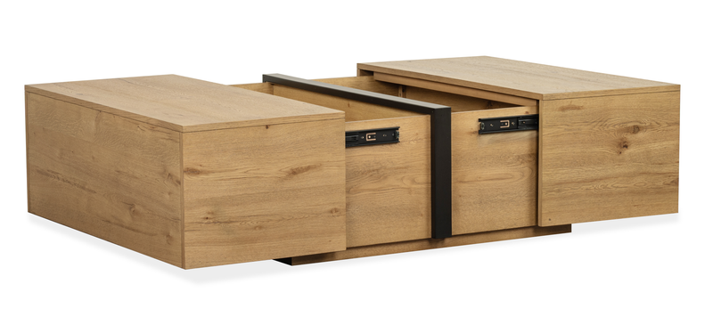 Orsman 42\" Coffee Table with Storage - Rustic Caramel