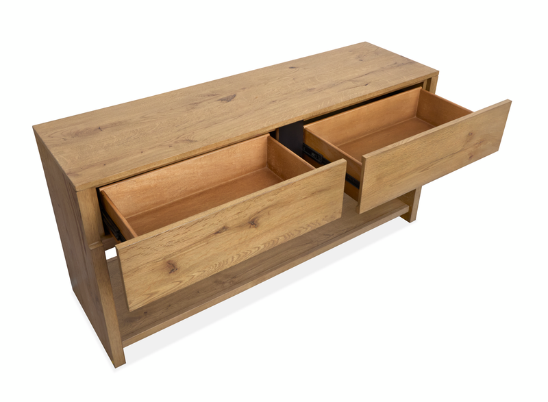 Orsman 56\" Sofa Table with Storage  - Rustic Caramel