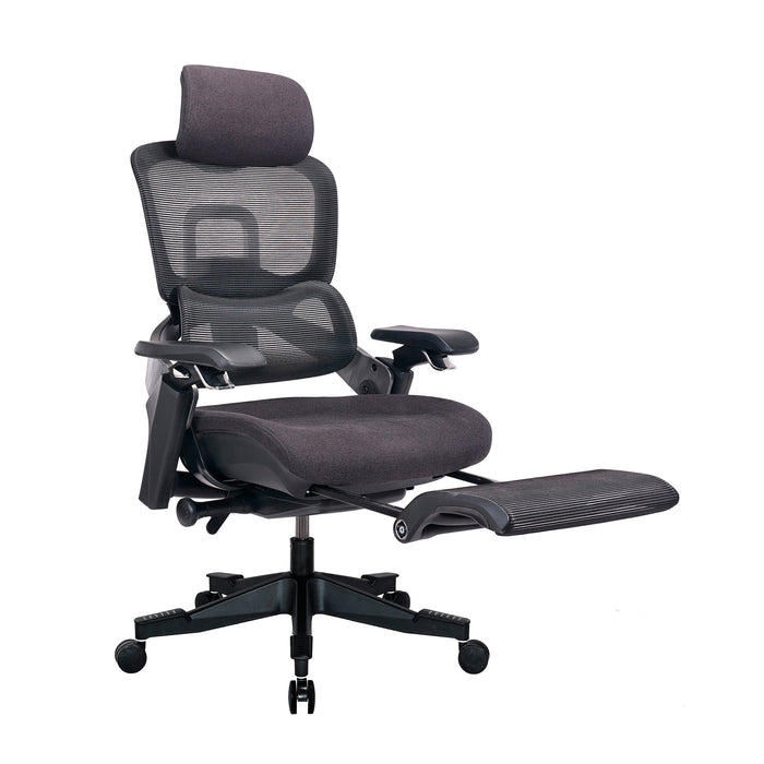 Tygerclaw High Back Adjustable Ergonomic Mesh Office Chair - Black