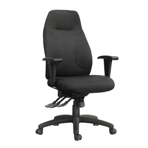 Tygerclaw Executive High Back Fabric Office Chair - Black