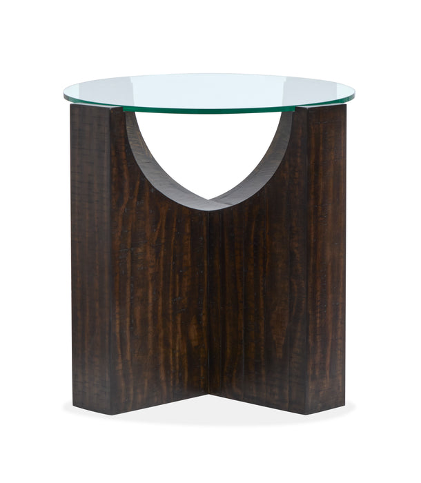 Temple 28\" Accent Table - Rustic Tavern