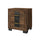 Titanium Bedside 2-Drawer Nightstand, 21.7"W x 24.2"H – Brown