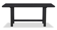 Trove Dining Table, 72”W – Black  