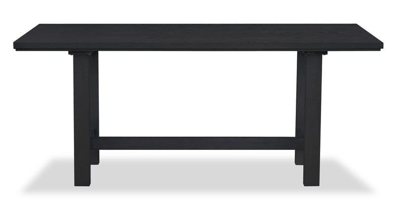 Trove Dining Table, 72”W – Black 