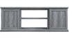 Manhattan Comfort Franklin 60\" TV Stand with 2 Doors & Open Shelves - Grey