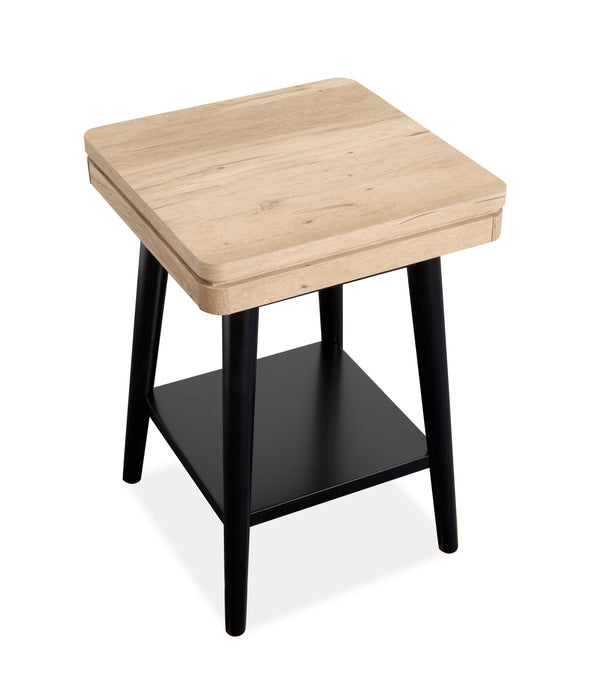 Tyssen 18\" Accent Table with Storage - Driftwood