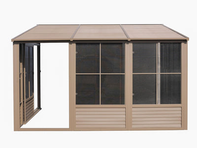Gazebo Penguin Florence - Wall Mounted Solarium 10x16 Metal Roof|Gazebo Penguin Florence - Solarium mural 10x16 Toit d'acier